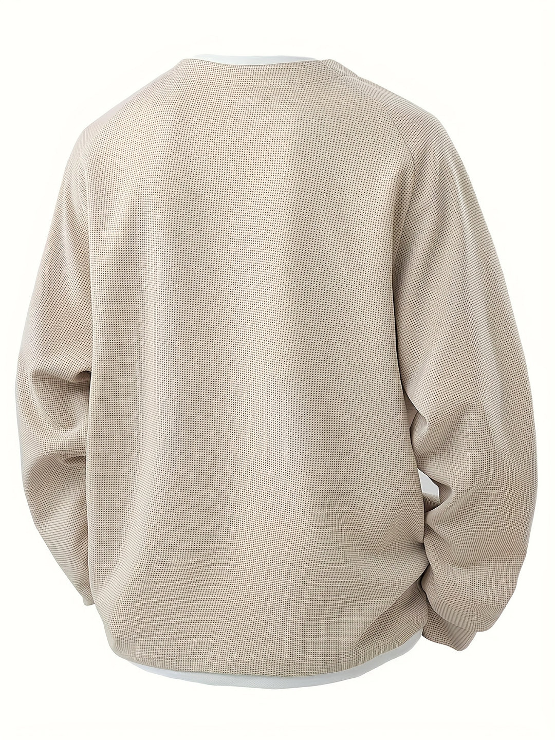 Men's jumper V-neck detail