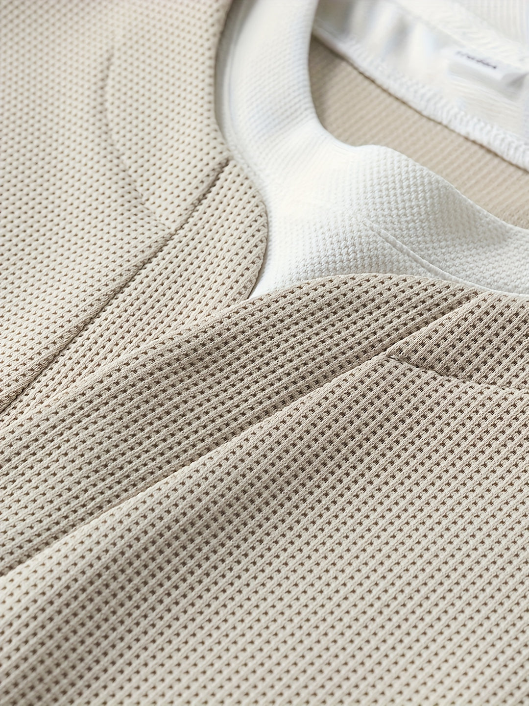 Men's jumper worn outdoors