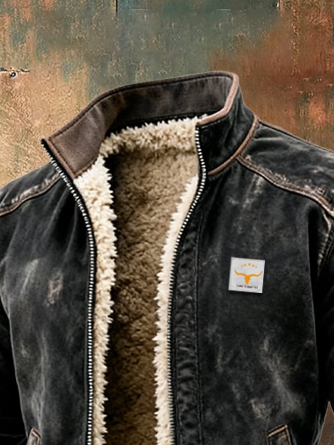 Padded casual jacket side detail