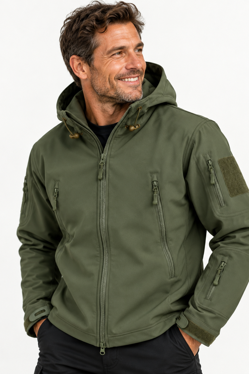 Jacket back view showing fit