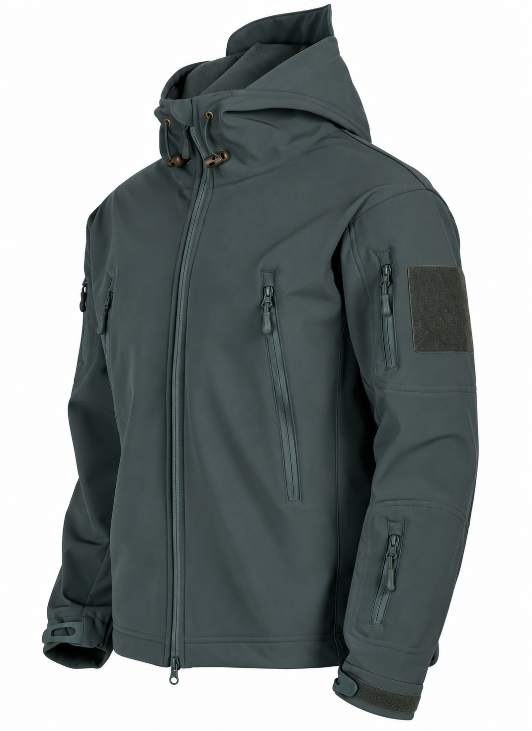 Jacket worn outdoors in autumn