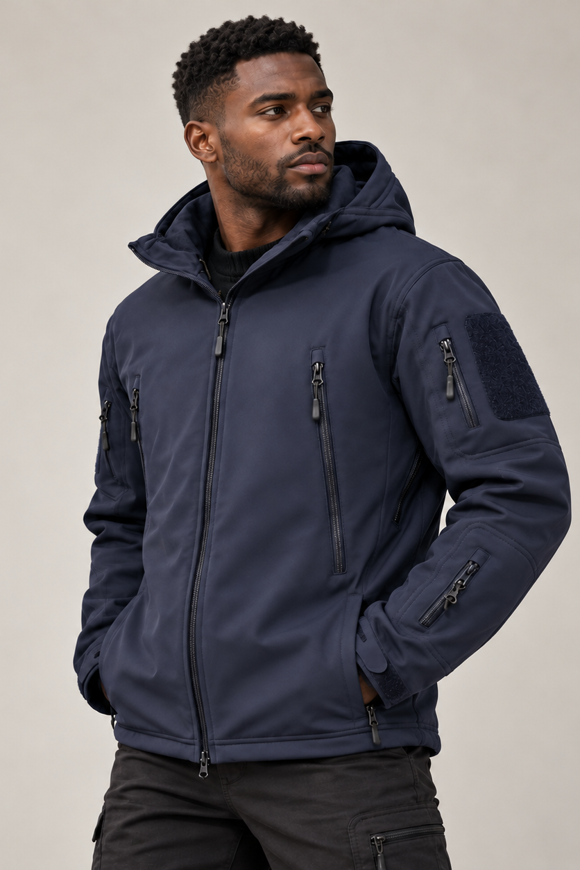 Jacket sleeve and cuff detail