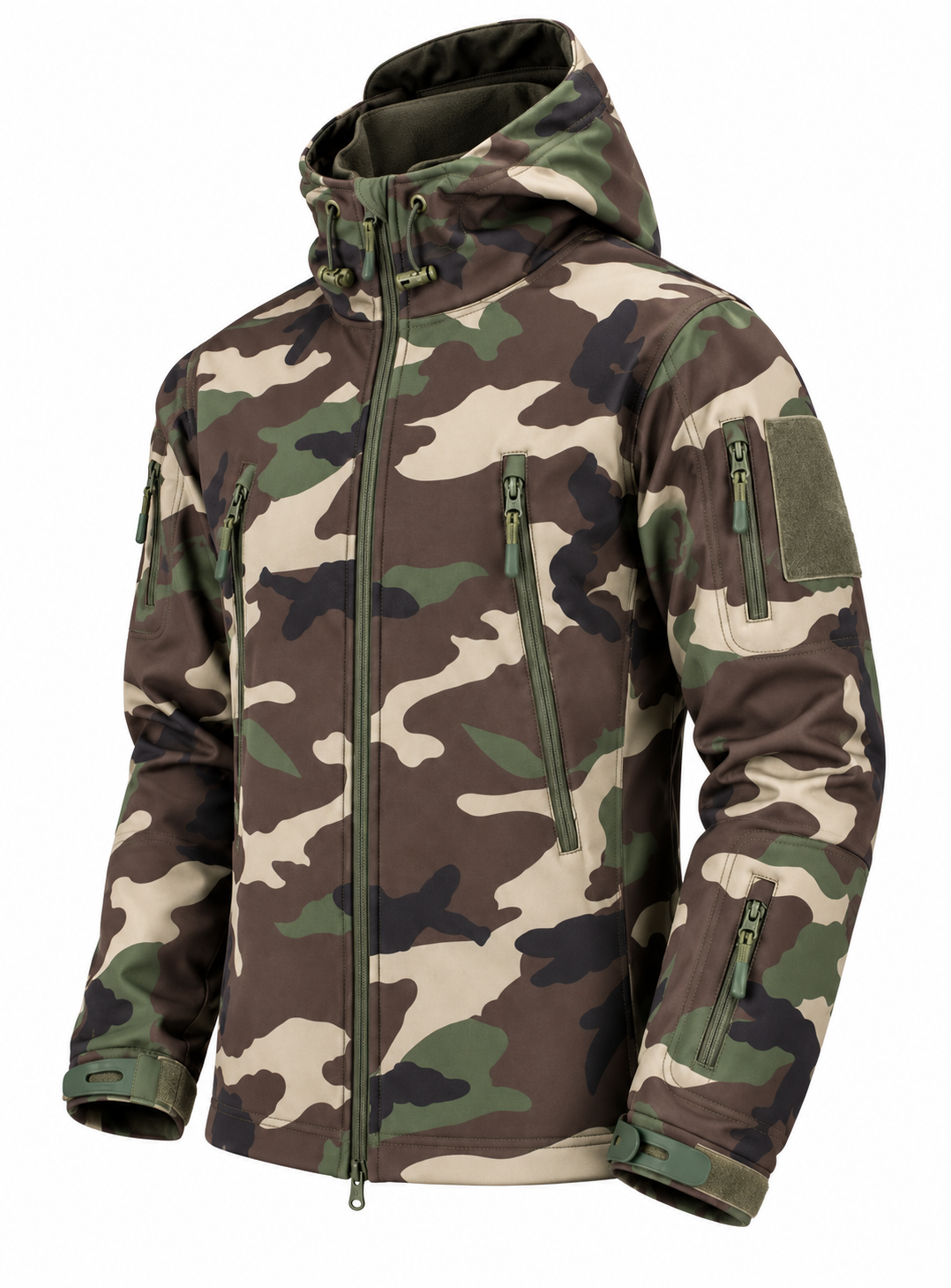 Jacket worn while hiking outdoors
