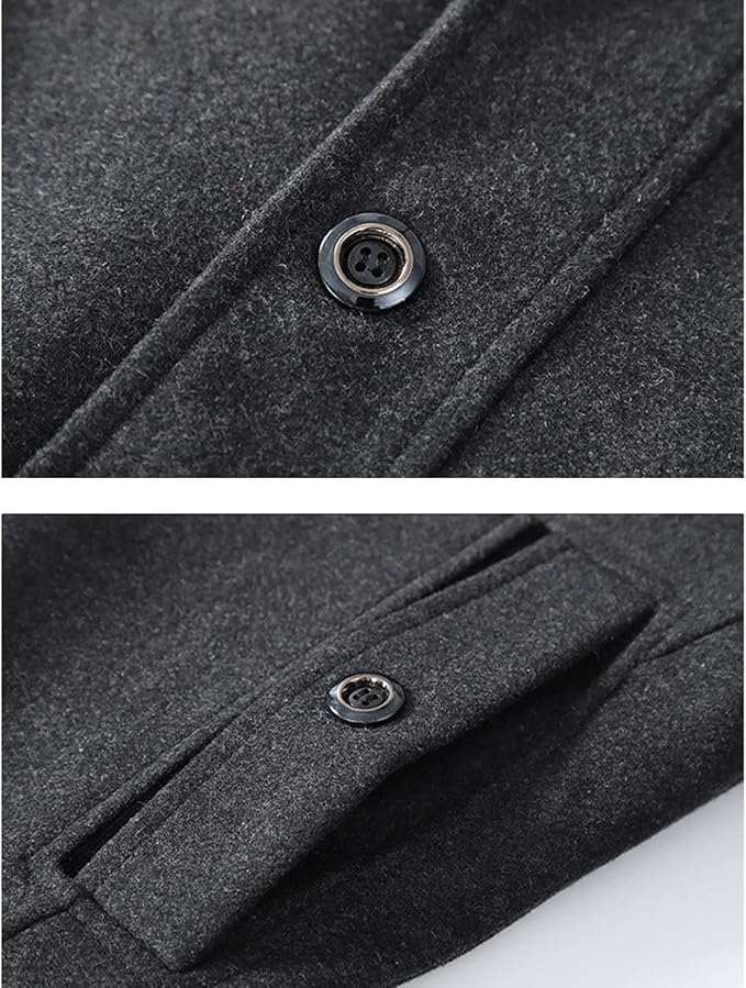 Coat sleeve and cuff detail