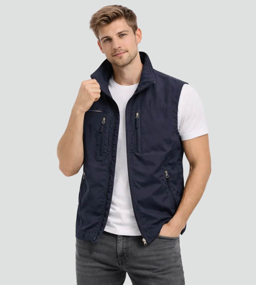 Men's bodywarmer front view