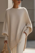 Oversized knit jumper front view