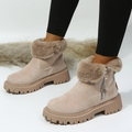 Women's winter boots in khaki