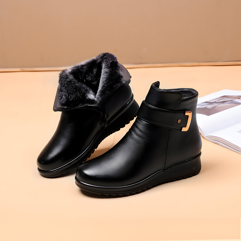 Ankle boots side view