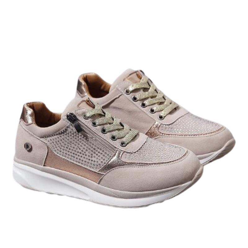 Cushioned trainer front view