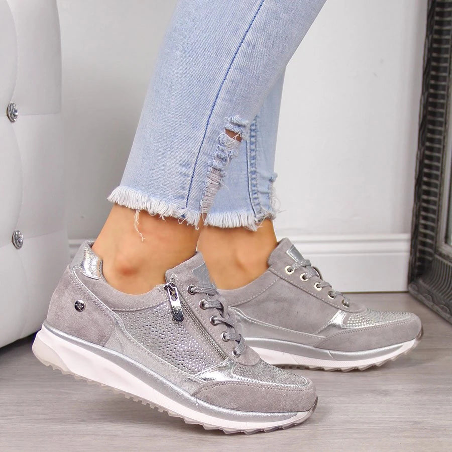 Close-up of cushioned sole detail