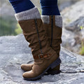 Cushioned boots side view