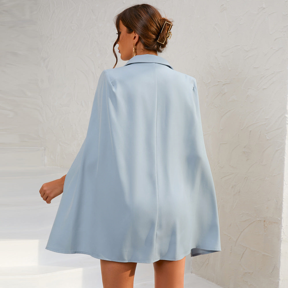 Blazer dress full length back view
