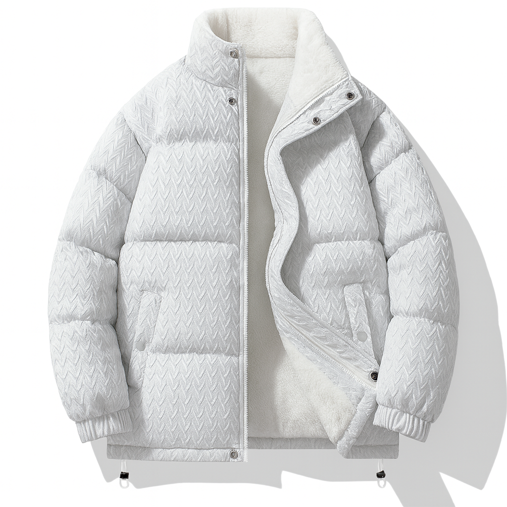 Close-up of sherpa fleece lining