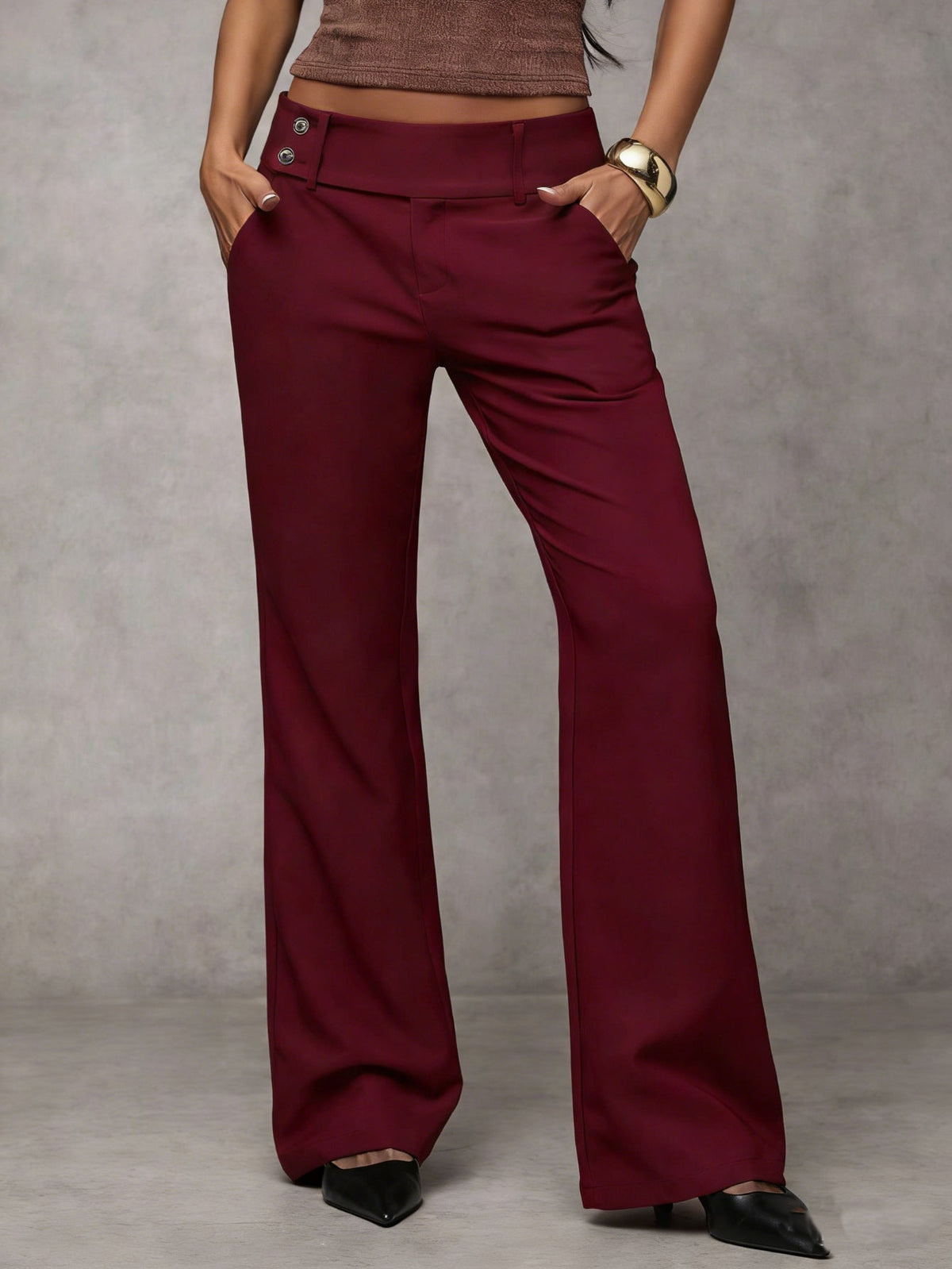 Full outfit styling with trousers
