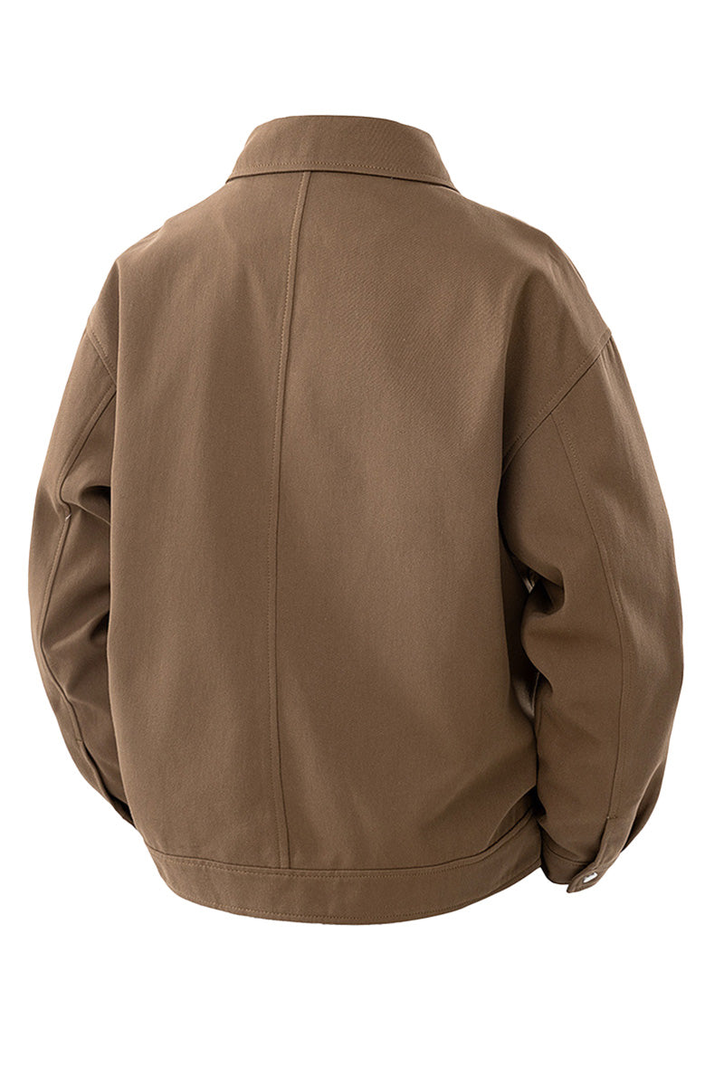 Full length back view of jacket
