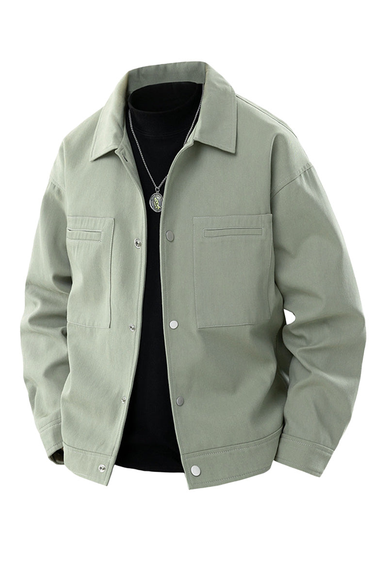 Side profile view of jacket