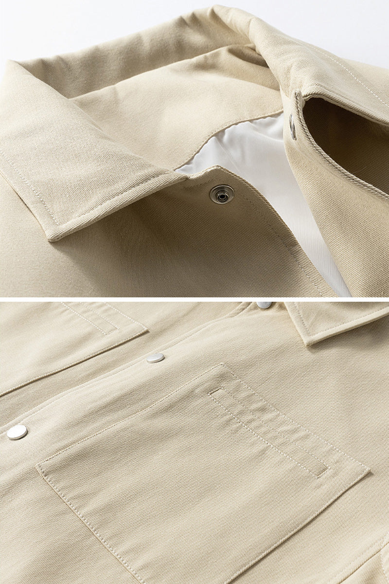 Close-up of jacket collar