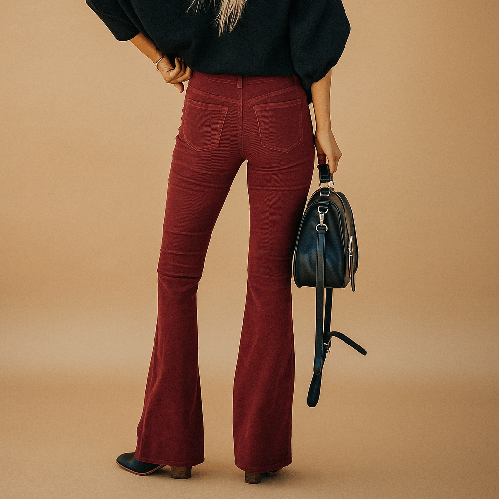 Corduroy trousers side view