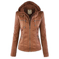 Khaki lightweight coat front view