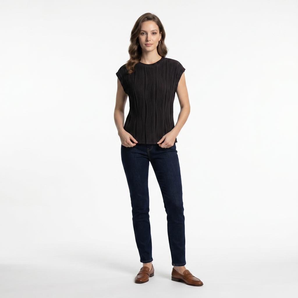Close-up of raglan top fabric