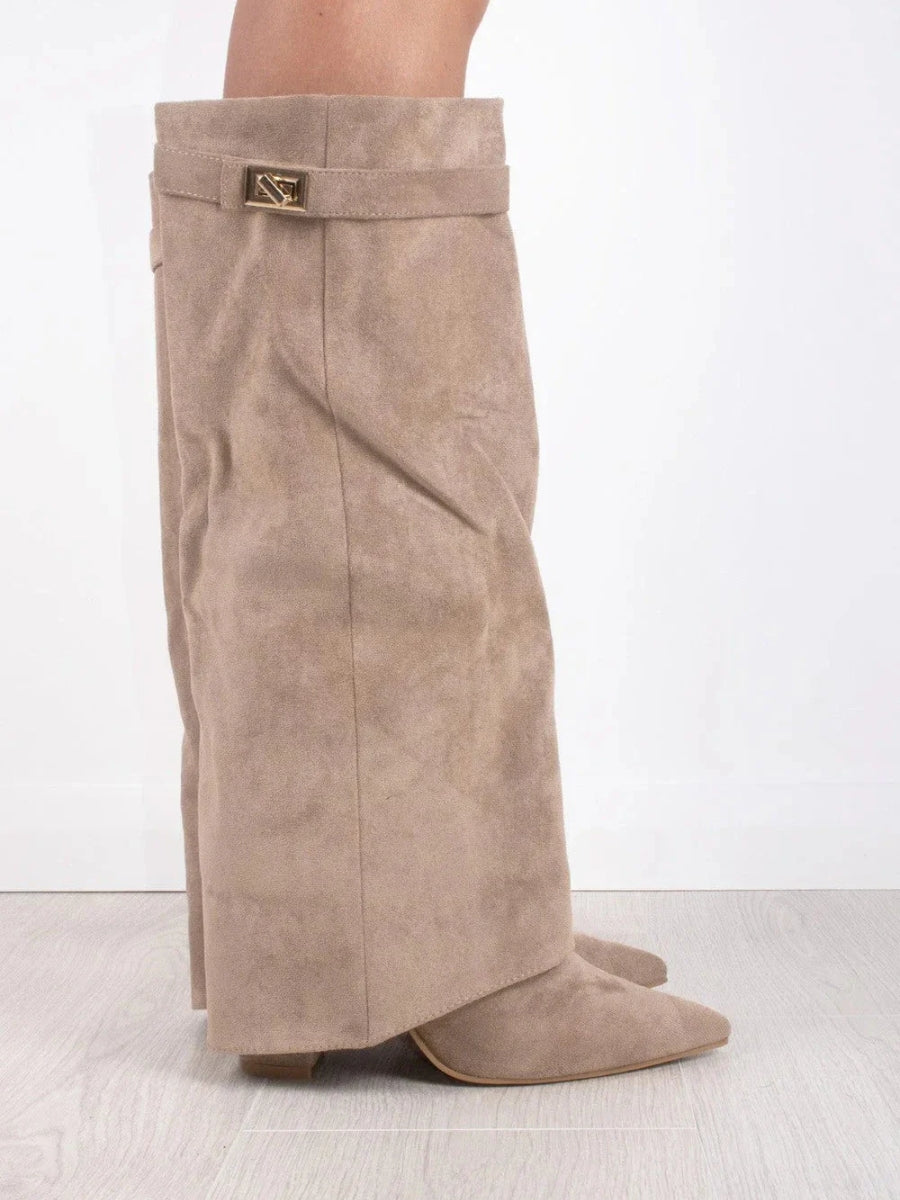 Boot heel and sole close-up