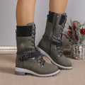 Winter boots front view