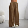 Women's wide-leg joggers front view