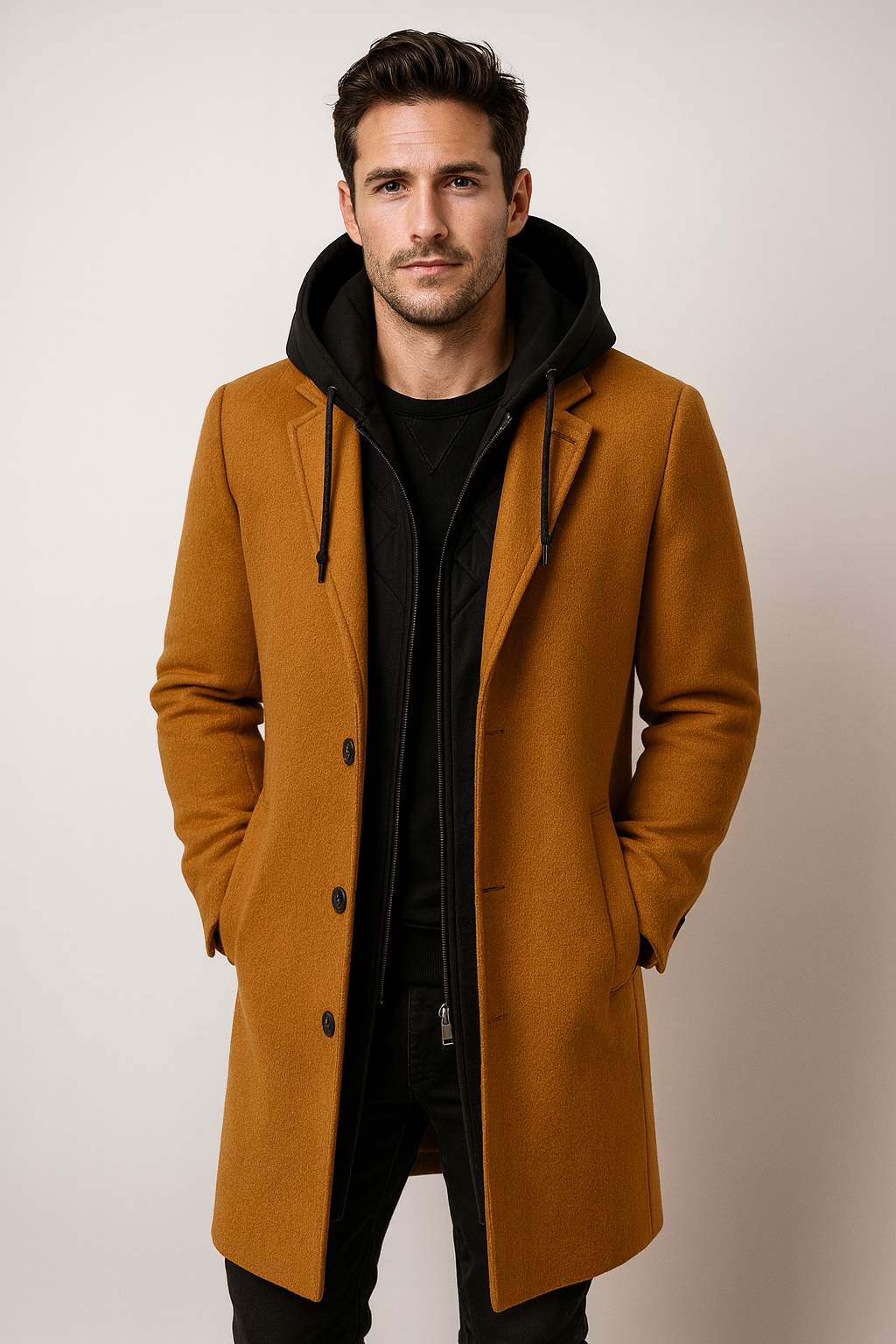 Winter coat colour options displayed