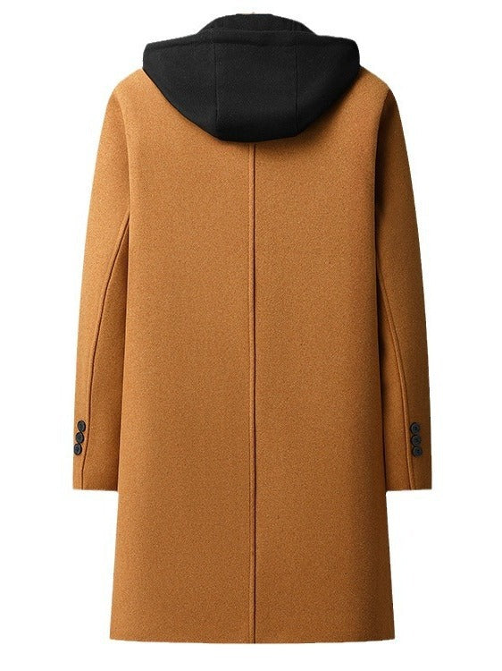 Close-up of notch collar detail